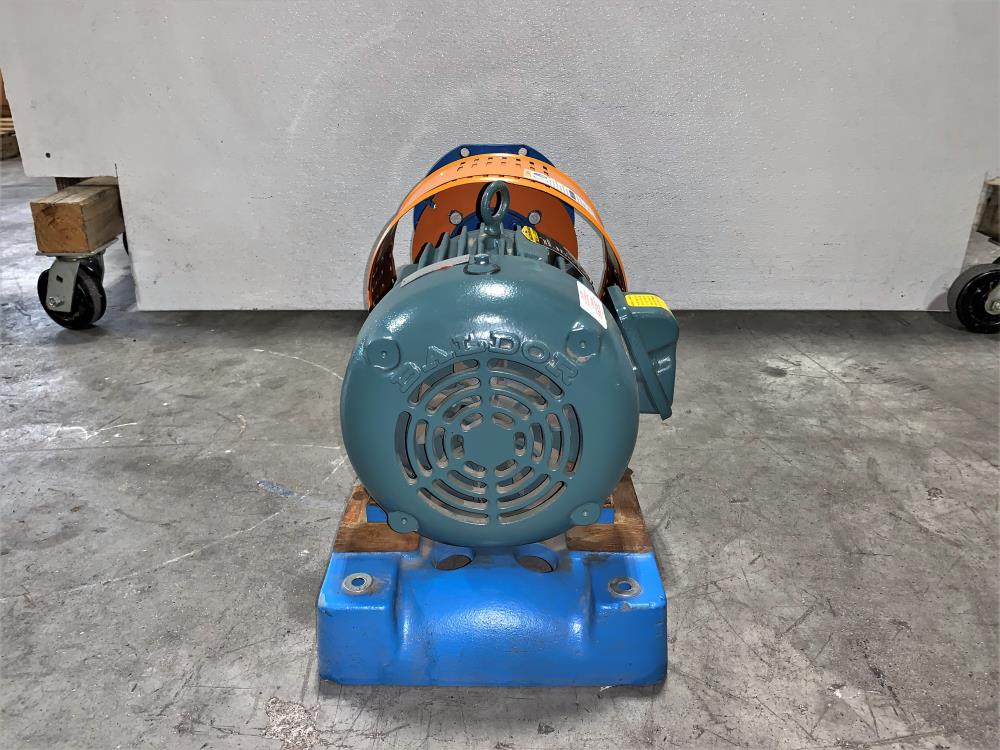 Goulds 3196 I-Frame Pump 1" x 1-1/2" - 8", DI/316, W/ Baldor 3HP Motor ECP3661T 